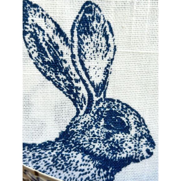 NEW Blue & White Easter Bunny Table Entertaining Set by Rachel Ashwell 60x84" - Picture 2 of 6